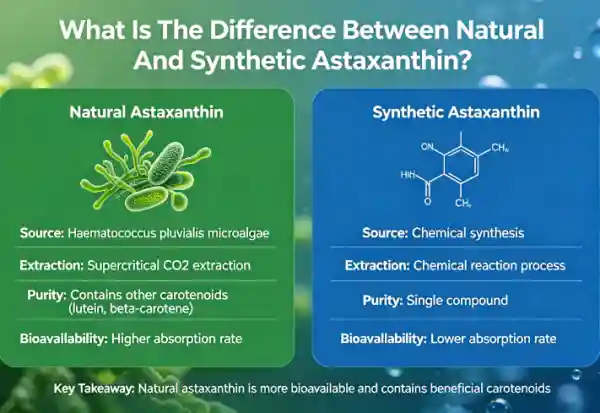 Quina diferència hi ha entre l'astaxantina natural i la sintètica?